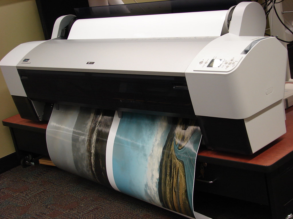 External large-format printing reference image