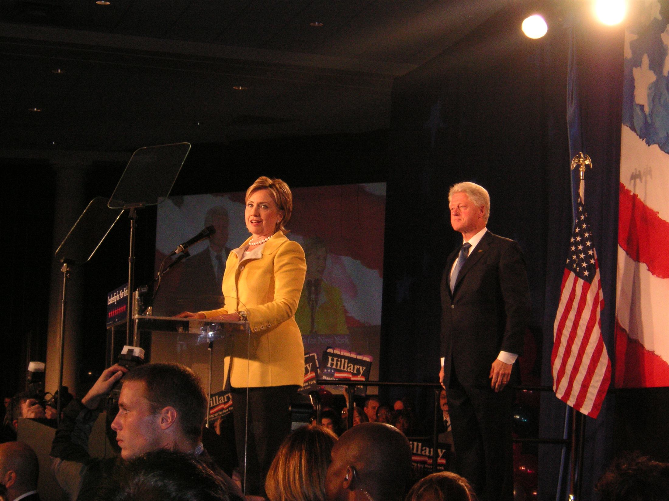 Bill Clinton and Hillary Clinton together