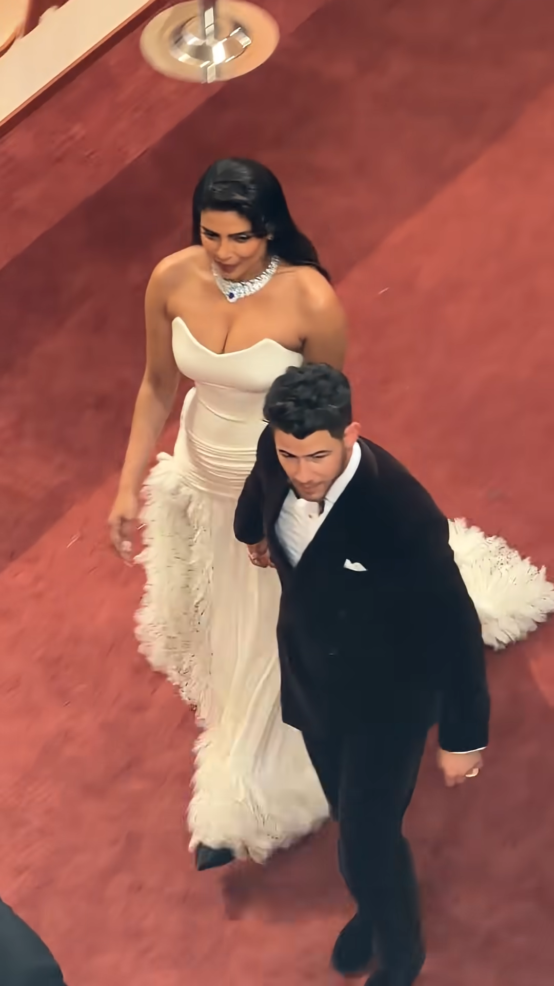 Priyanka Chopra and Nick Jonas at Oscars