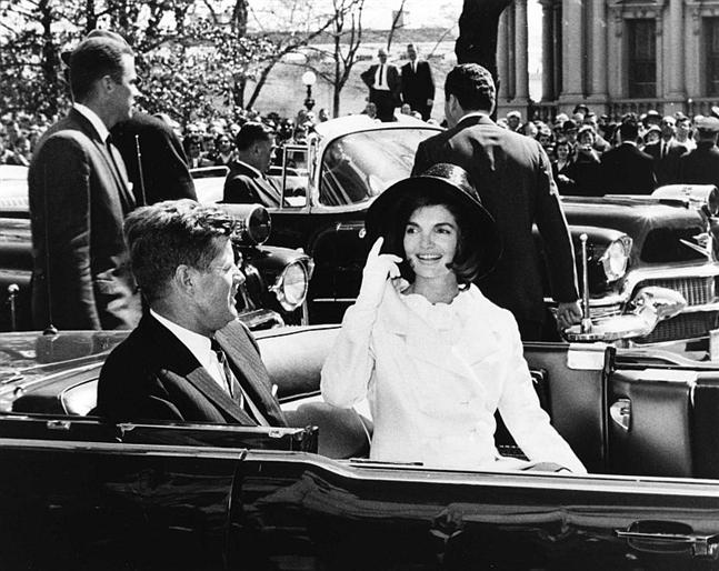 John F. Kennedy and Jacqueline Kennedy together